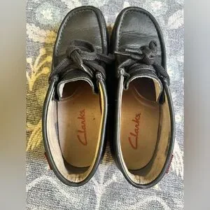 Clarks | Shoes | Clarks Stinson Hi Mens Black Waxy Leather  display picture 3